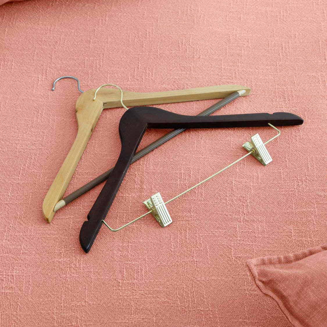 Wooden Clothing Hangers Fine Details Trading